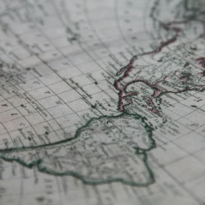 Map featuring the Americas